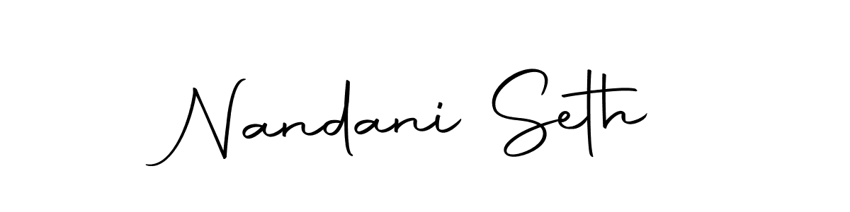 Nandani Seth stylish signature style. Best Handwritten Sign (Autography-DOLnW) for my name. Handwritten Signature Collection Ideas for my name Nandani Seth. Nandani Seth signature style 10 images and pictures png