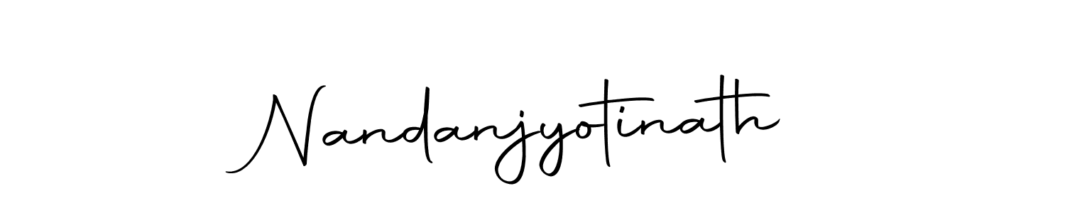 Nandanjyotinath stylish signature style. Best Handwritten Sign (Autography-DOLnW) for my name. Handwritten Signature Collection Ideas for my name Nandanjyotinath. Nandanjyotinath signature style 10 images and pictures png