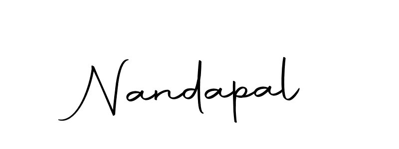 How to make Nandapal name signature. Use Autography-DOLnW style for creating short signs online. This is the latest handwritten sign. Nandapal signature style 10 images and pictures png