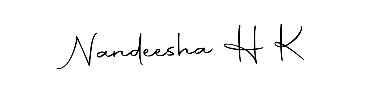 Also You can easily find your signature by using the search form. We will create Nandeesha H K name handwritten signature images for you free of cost using Autography-DOLnW sign style. Nandeesha H K signature style 10 images and pictures png