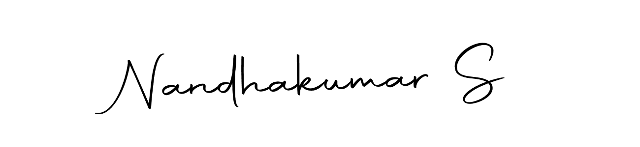 You can use this online signature creator to create a handwritten signature for the name Nandhakumar S. This is the best online autograph maker. Nandhakumar S signature style 10 images and pictures png