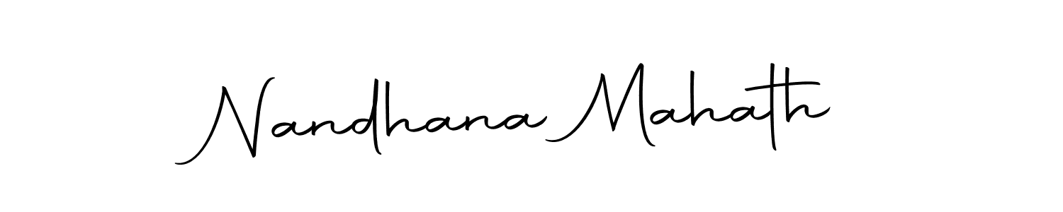 Also You can easily find your signature by using the search form. We will create Nandhana Mahath name handwritten signature images for you free of cost using Autography-DOLnW sign style. Nandhana Mahath signature style 10 images and pictures png