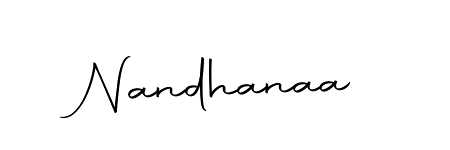 Similarly Autography-DOLnW is the best handwritten signature design. Signature creator online .You can use it as an online autograph creator for name Nandhanaa. Nandhanaa signature style 10 images and pictures png