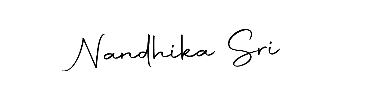 How to make Nandhika Sri signature? Autography-DOLnW is a professional autograph style. Create handwritten signature for Nandhika Sri name. Nandhika Sri signature style 10 images and pictures png