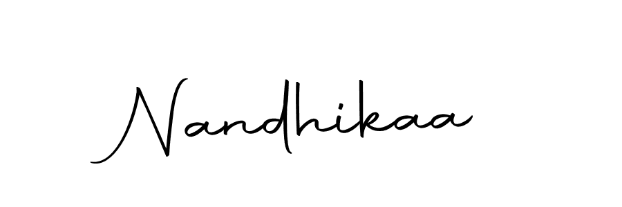 You can use this online signature creator to create a handwritten signature for the name Nandhikaa. This is the best online autograph maker. Nandhikaa signature style 10 images and pictures png