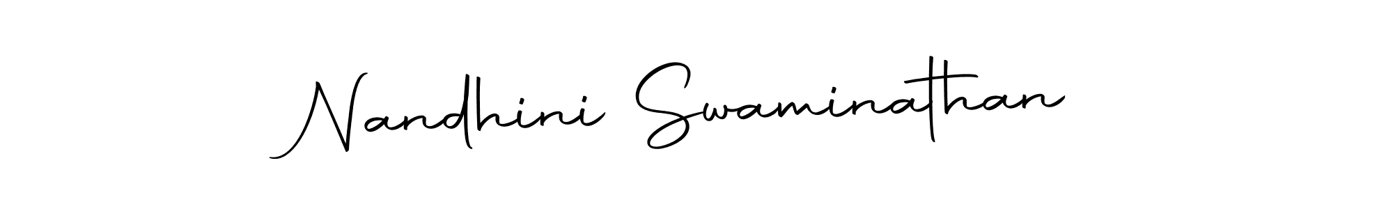 Make a beautiful signature design for name Nandhini Swaminathan. Use this online signature maker to create a handwritten signature for free. Nandhini Swaminathan signature style 10 images and pictures png