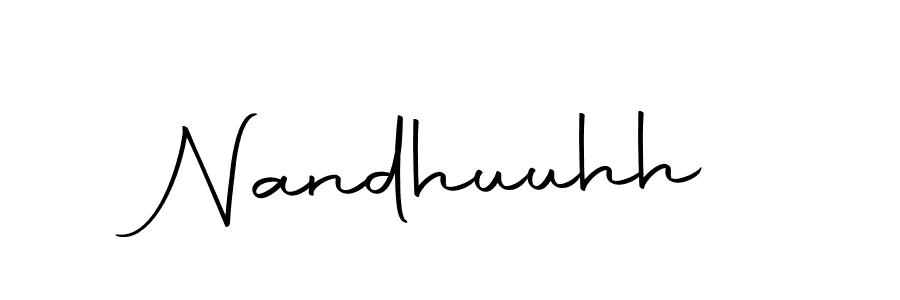 Also we have Nandhuuhh name is the best signature style. Create professional handwritten signature collection using Autography-DOLnW autograph style. Nandhuuhh signature style 10 images and pictures png