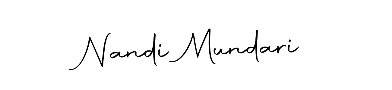 The best way (Autography-DOLnW) to make a short signature is to pick only two or three words in your name. The name Nandi Mundari include a total of six letters. For converting this name. Nandi Mundari signature style 10 images and pictures png