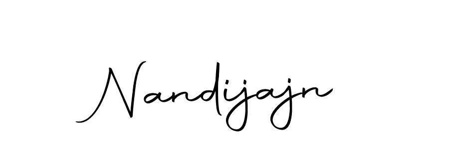 Make a beautiful signature design for name Nandijajn. With this signature (Autography-DOLnW) style, you can create a handwritten signature for free. Nandijajn signature style 10 images and pictures png