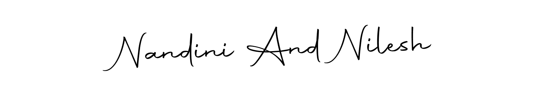 See photos of Nandini And Nilesh official signature by Spectra . Check more albums & portfolios. Read reviews & check more about Autography-DOLnW font. Nandini And Nilesh signature style 10 images and pictures png