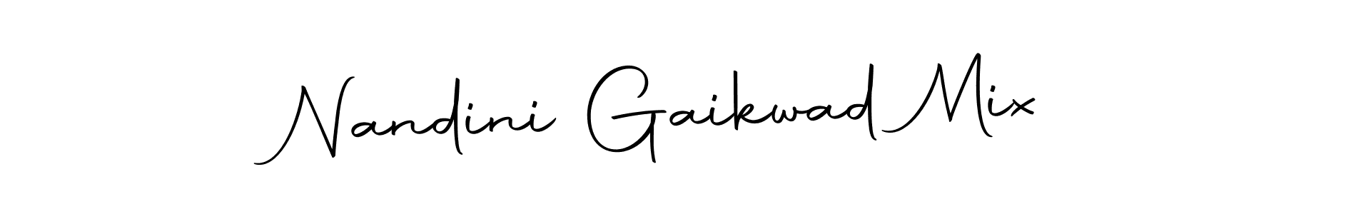 Make a beautiful signature design for name Nandini Gaikwad Mix. With this signature (Autography-DOLnW) style, you can create a handwritten signature for free. Nandini Gaikwad Mix signature style 10 images and pictures png