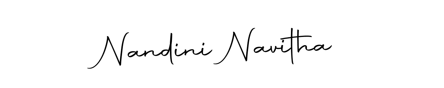 Here are the top 10 professional signature styles for the name Nandini Navitha. These are the best autograph styles you can use for your name. Nandini Navitha signature style 10 images and pictures png