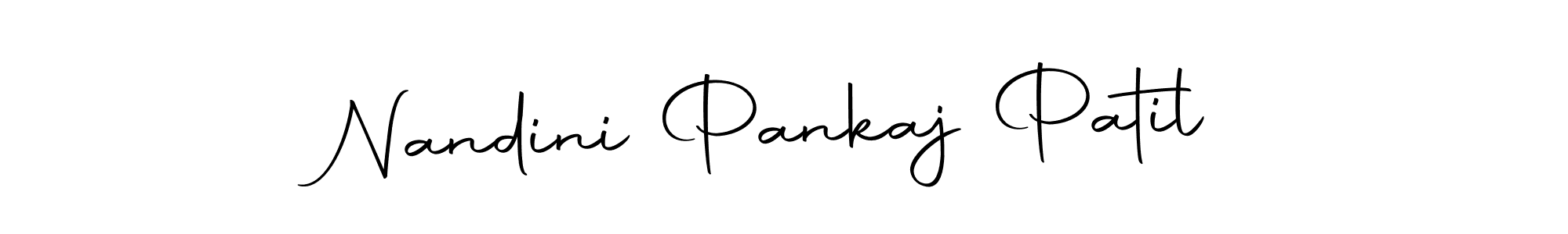 Make a beautiful signature design for name Nandini Pankaj Patil. With this signature (Autography-DOLnW) style, you can create a handwritten signature for free. Nandini Pankaj Patil signature style 10 images and pictures png