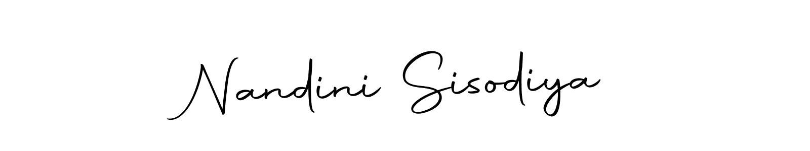 Also we have Nandini Sisodiya name is the best signature style. Create professional handwritten signature collection using Autography-DOLnW autograph style. Nandini Sisodiya signature style 10 images and pictures png