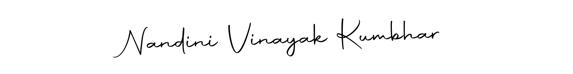 The best way (Autography-DOLnW) to make a short signature is to pick only two or three words in your name. The name Nandini Vinayak Kumbhar include a total of six letters. For converting this name. Nandini Vinayak Kumbhar signature style 10 images and pictures png