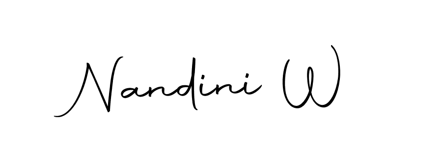 Also You can easily find your signature by using the search form. We will create Nandini W name handwritten signature images for you free of cost using Autography-DOLnW sign style. Nandini W signature style 10 images and pictures png