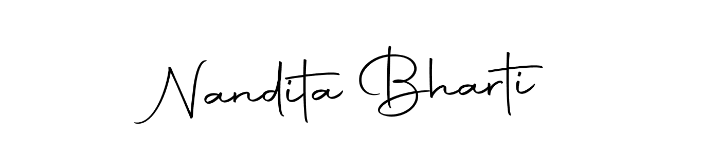 It looks lik you need a new signature style for name Nandita Bharti. Design unique handwritten (Autography-DOLnW) signature with our free signature maker in just a few clicks. Nandita Bharti signature style 10 images and pictures png