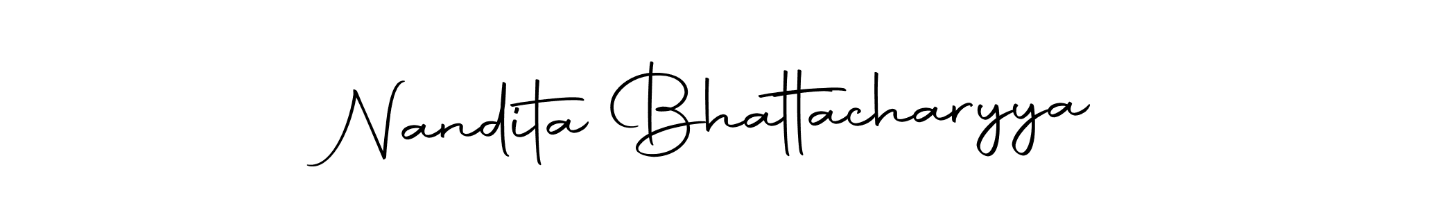 Make a beautiful signature design for name Nandita Bhattacharyya. Use this online signature maker to create a handwritten signature for free. Nandita Bhattacharyya signature style 10 images and pictures png