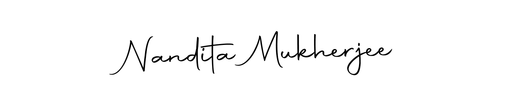 Make a beautiful signature design for name Nandita Mukherjee. Use this online signature maker to create a handwritten signature for free. Nandita Mukherjee signature style 10 images and pictures png