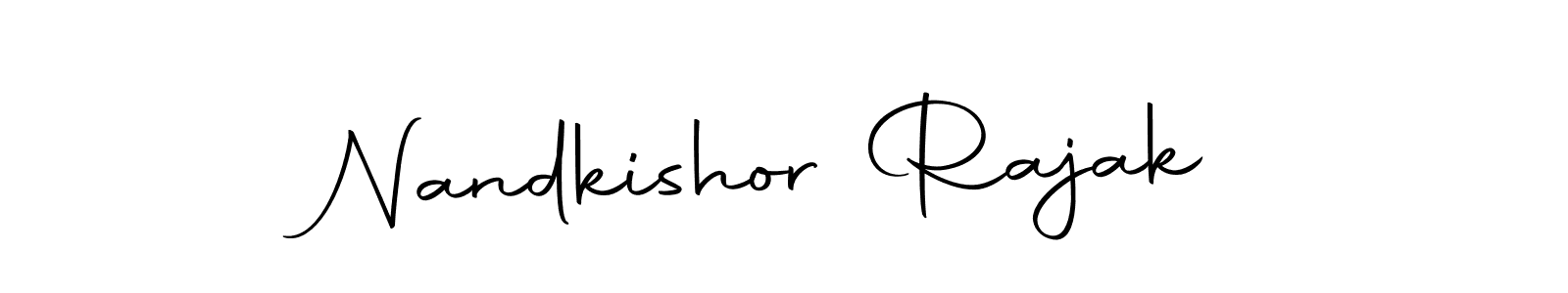 Nandkishor Rajak stylish signature style. Best Handwritten Sign (Autography-DOLnW) for my name. Handwritten Signature Collection Ideas for my name Nandkishor Rajak. Nandkishor Rajak signature style 10 images and pictures png