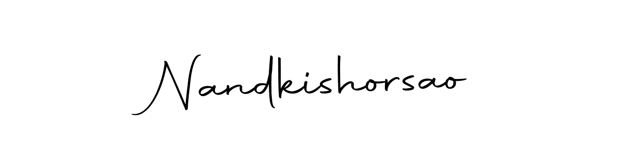 Create a beautiful signature design for name Nandkishorsao. With this signature (Autography-DOLnW) fonts, you can make a handwritten signature for free. Nandkishorsao signature style 10 images and pictures png