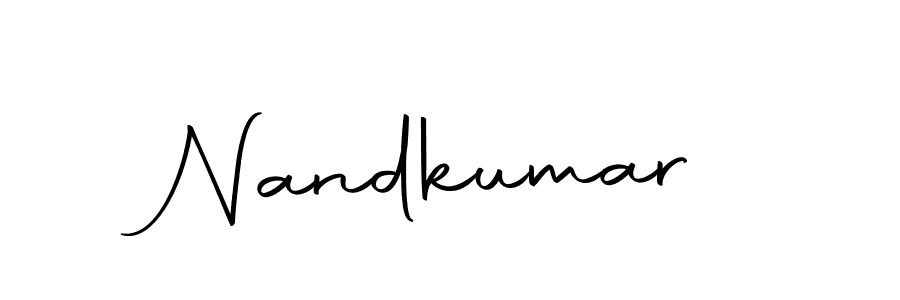 How to make Nandkumar signature? Autography-DOLnW is a professional autograph style. Create handwritten signature for Nandkumar name. Nandkumar signature style 10 images and pictures png