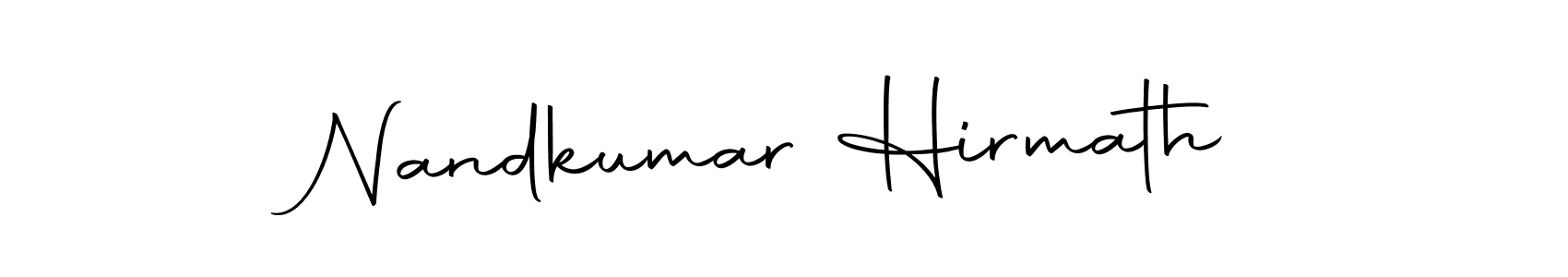 Make a beautiful signature design for name Nandkumar Hirmath. Use this online signature maker to create a handwritten signature for free. Nandkumar Hirmath signature style 10 images and pictures png