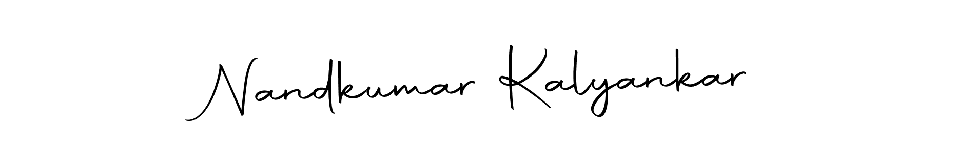 You can use this online signature creator to create a handwritten signature for the name Nandkumar Kalyankar. This is the best online autograph maker. Nandkumar Kalyankar signature style 10 images and pictures png