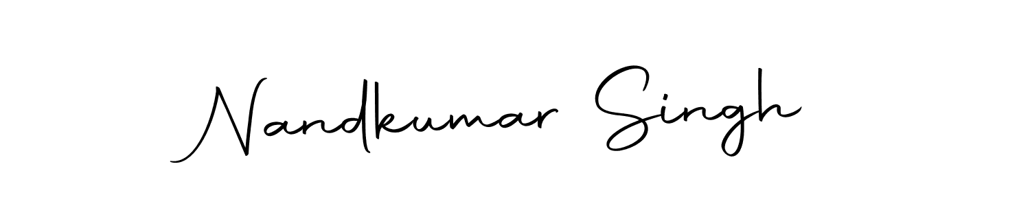 Make a beautiful signature design for name Nandkumar Singh. With this signature (Autography-DOLnW) style, you can create a handwritten signature for free. Nandkumar Singh signature style 10 images and pictures png