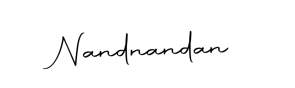 Use a signature maker to create a handwritten signature online. With this signature software, you can design (Autography-DOLnW) your own signature for name Nandnandan. Nandnandan signature style 10 images and pictures png