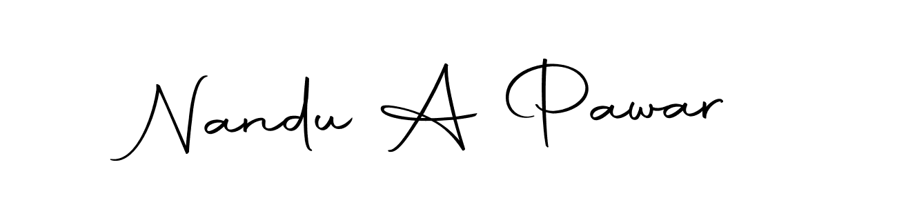 Use a signature maker to create a handwritten signature online. With this signature software, you can design (Autography-DOLnW) your own signature for name Nandu A Pawar. Nandu A Pawar signature style 10 images and pictures png