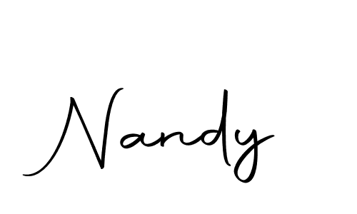 Nandy stylish signature style. Best Handwritten Sign (Autography-DOLnW) for my name. Handwritten Signature Collection Ideas for my name Nandy. Nandy signature style 10 images and pictures png