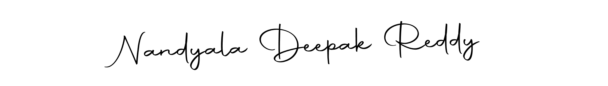 Use a signature maker to create a handwritten signature online. With this signature software, you can design (Autography-DOLnW) your own signature for name Nandyala Deepak Reddy. Nandyala Deepak Reddy signature style 10 images and pictures png
