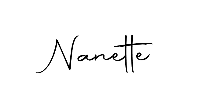 The best way (Autography-DOLnW) to make a short signature is to pick only two or three words in your name. The name Nanette include a total of six letters. For converting this name. Nanette signature style 10 images and pictures png