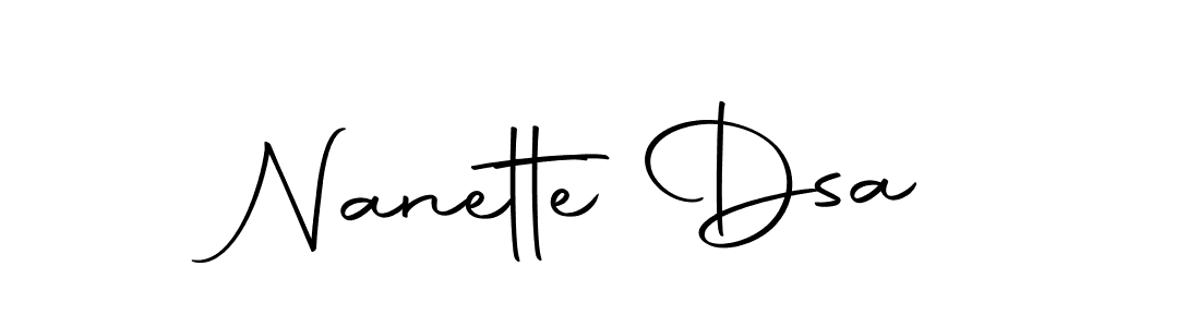 It looks lik you need a new signature style for name Nanette Dsa. Design unique handwritten (Autography-DOLnW) signature with our free signature maker in just a few clicks. Nanette Dsa signature style 10 images and pictures png