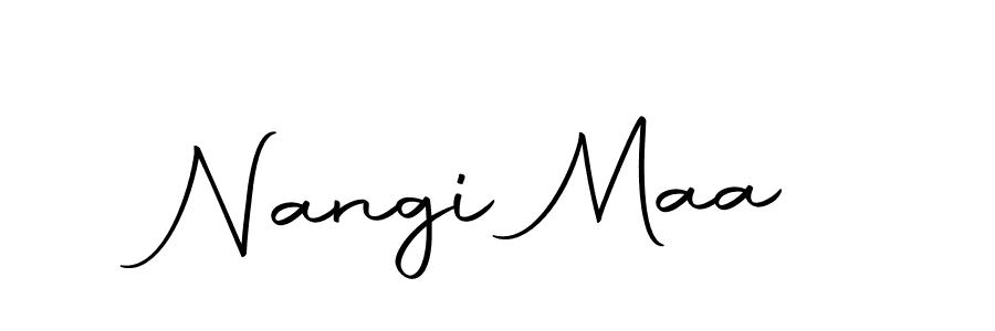 You can use this online signature creator to create a handwritten signature for the name Nangi Maa. This is the best online autograph maker. Nangi Maa signature style 10 images and pictures png