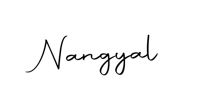 Similarly Autography-DOLnW is the best handwritten signature design. Signature creator online .You can use it as an online autograph creator for name Nangyal. Nangyal signature style 10 images and pictures png