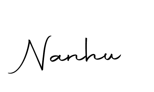 You can use this online signature creator to create a handwritten signature for the name Nanhu. This is the best online autograph maker. Nanhu signature style 10 images and pictures png