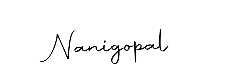 Make a beautiful signature design for name Nanigopal. With this signature (Autography-DOLnW) style, you can create a handwritten signature for free. Nanigopal signature style 10 images and pictures png