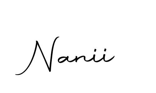 Similarly Autography-DOLnW is the best handwritten signature design. Signature creator online .You can use it as an online autograph creator for name Nanii. Nanii signature style 10 images and pictures png