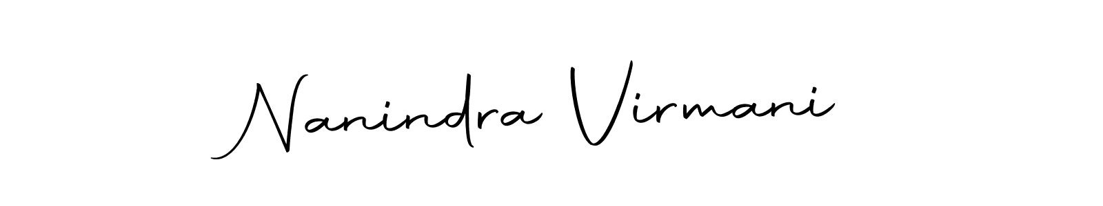 Design your own signature with our free online signature maker. With this signature software, you can create a handwritten (Autography-DOLnW) signature for name Nanindra Virmani. Nanindra Virmani signature style 10 images and pictures png