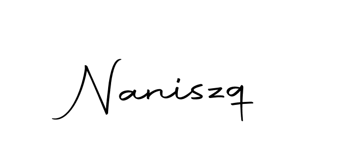 Naniszq stylish signature style. Best Handwritten Sign (Autography-DOLnW) for my name. Handwritten Signature Collection Ideas for my name Naniszq. Naniszq signature style 10 images and pictures png