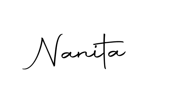 It looks lik you need a new signature style for name Nanita. Design unique handwritten (Autography-DOLnW) signature with our free signature maker in just a few clicks. Nanita signature style 10 images and pictures png