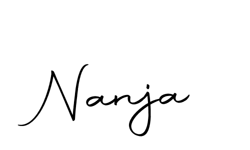 How to Draw Nanja signature style? Autography-DOLnW is a latest design signature styles for name Nanja. Nanja signature style 10 images and pictures png