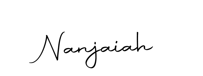 Make a beautiful signature design for name Nanjaiah. Use this online signature maker to create a handwritten signature for free. Nanjaiah signature style 10 images and pictures png