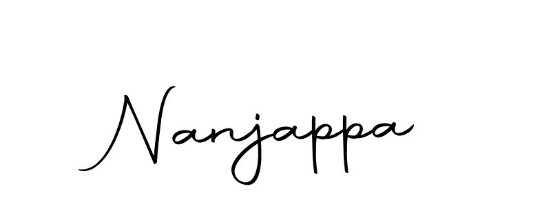 How to make Nanjappa signature? Autography-DOLnW is a professional autograph style. Create handwritten signature for Nanjappa name. Nanjappa signature style 10 images and pictures png