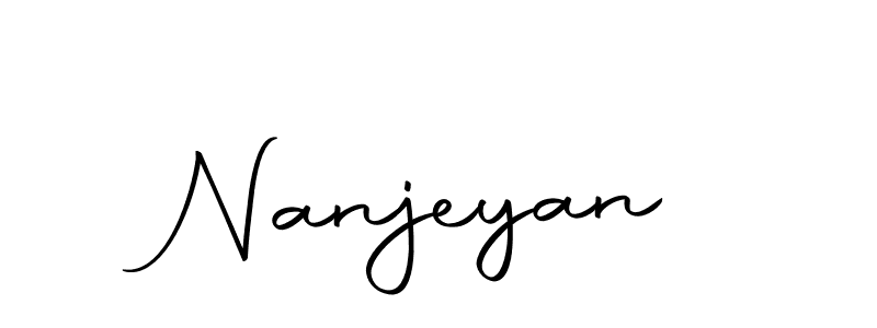 Make a beautiful signature design for name Nanjeyan. Use this online signature maker to create a handwritten signature for free. Nanjeyan signature style 10 images and pictures png