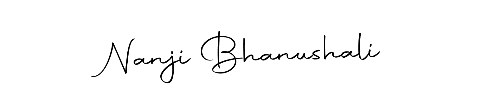 It looks lik you need a new signature style for name Nanji Bhanushali. Design unique handwritten (Autography-DOLnW) signature with our free signature maker in just a few clicks. Nanji Bhanushali signature style 10 images and pictures png