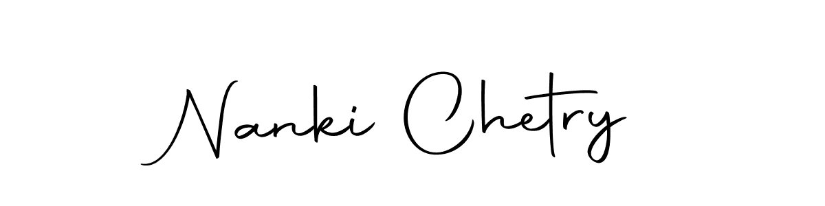 Here are the top 10 professional signature styles for the name Nanki Chetry. These are the best autograph styles you can use for your name. Nanki Chetry signature style 10 images and pictures png