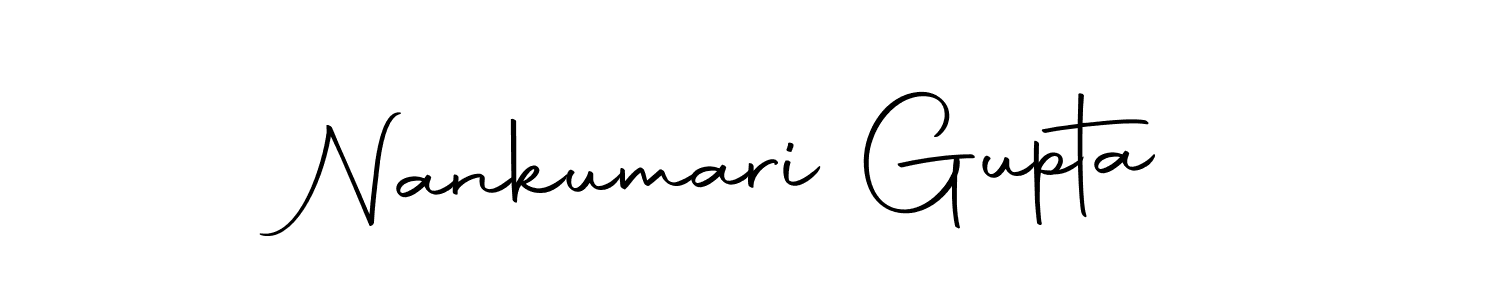 How to make Nankumari Gupta signature? Autography-DOLnW is a professional autograph style. Create handwritten signature for Nankumari Gupta name. Nankumari Gupta signature style 10 images and pictures png